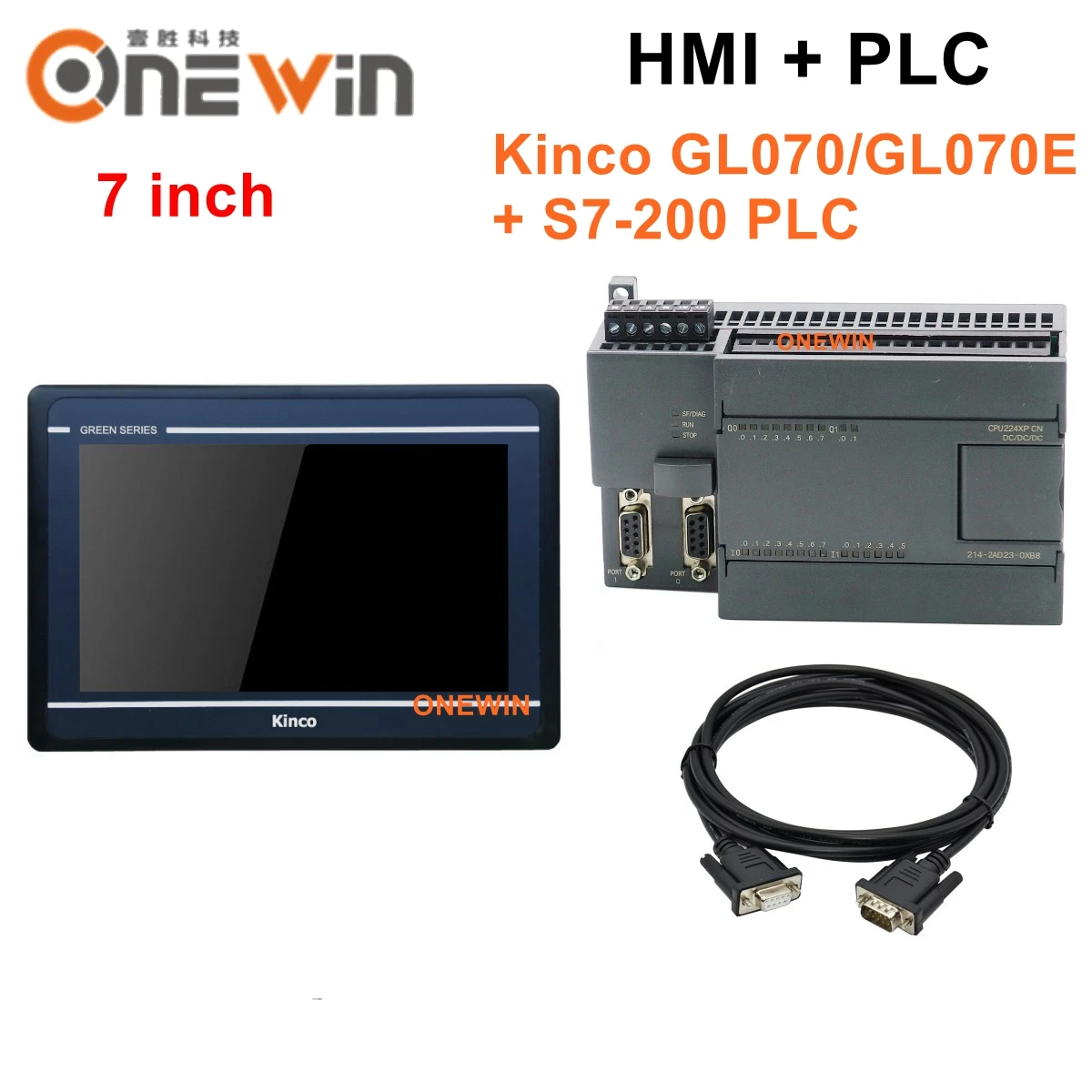 Kinco GL070 GL070E HMI сенсорный Экран и S7-200 CPU222 CPU224XP CPU226 ПЛК промышленного Управление