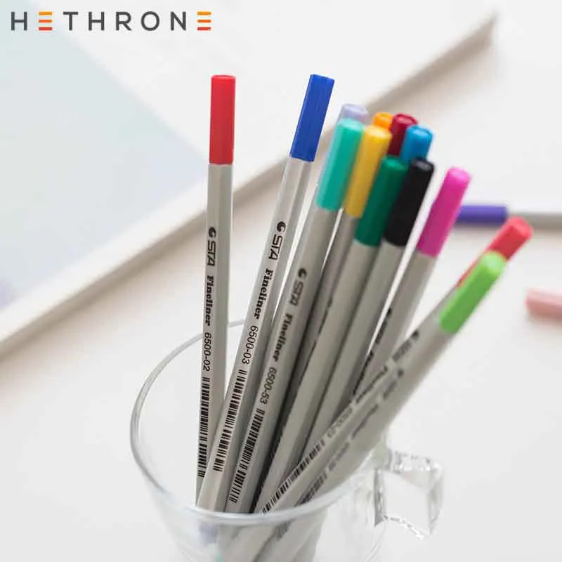 Hethrone 25 шт./компл. блестящая светящаяся авторучка цветная с острым художественным