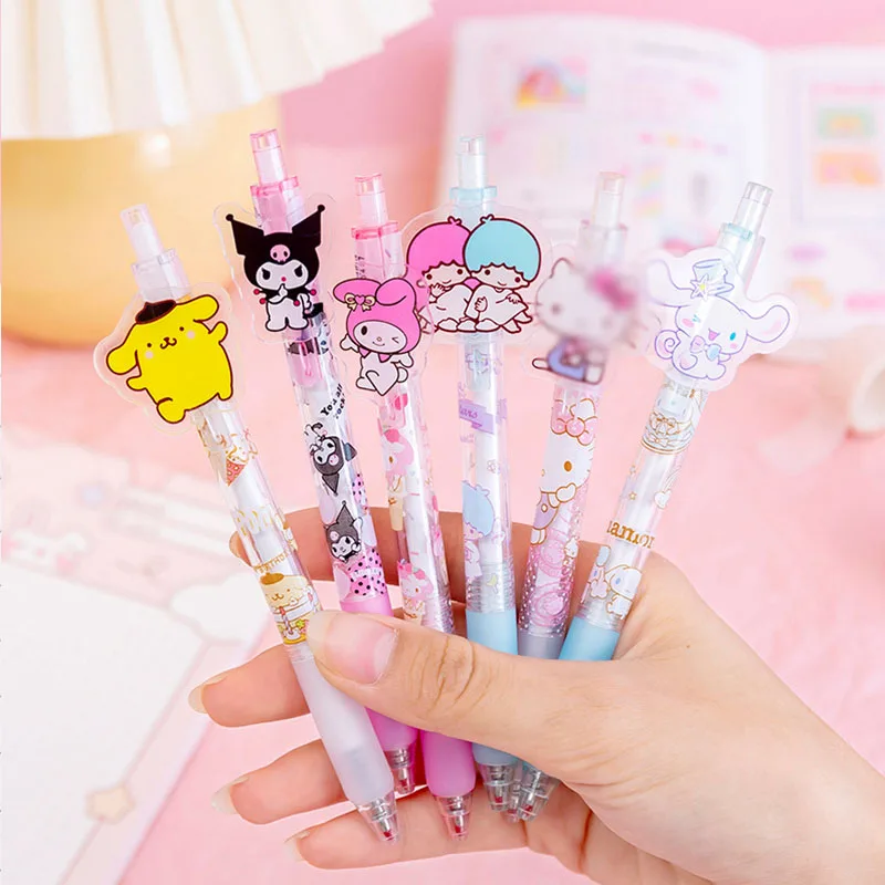 

36 шт./лот Kawaii Cat Dog пресс гелевая ручка милые 0,5 мм черные чернила фирменные ручки рекламный подарок офисные школьные принадлежности