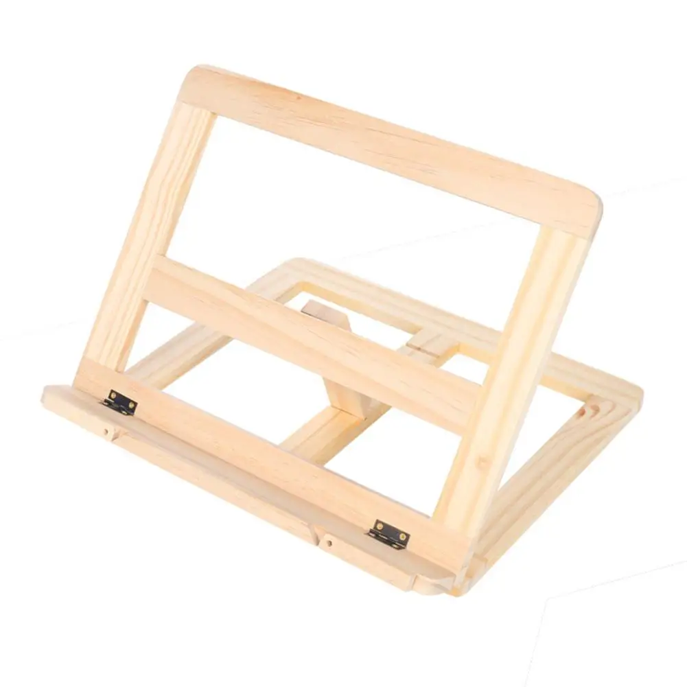 Портативная книжная полка с деревянным каркасом подставка для планшетного ПК