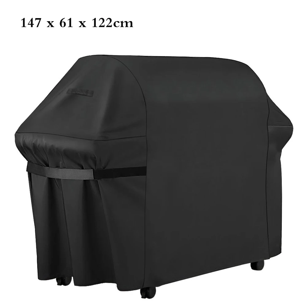 

Grill Cover BBQ Gas Grill Cover Grill Protector Barbecue Cover Black Waterproof BBQ Cover BBQ Accessories Grill Cover Anti Dust