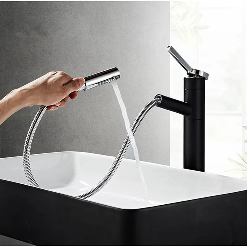 Смеситель для умывальника из золотой латуни однорычажный смеситель с горячей и