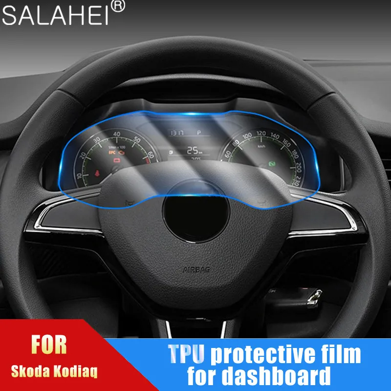 

Soft TPU Car Navigtion LCD Screen Protective Display Film Sticker Dashboard Guard For Skoda Kodiaq 2018 Modified Center Console