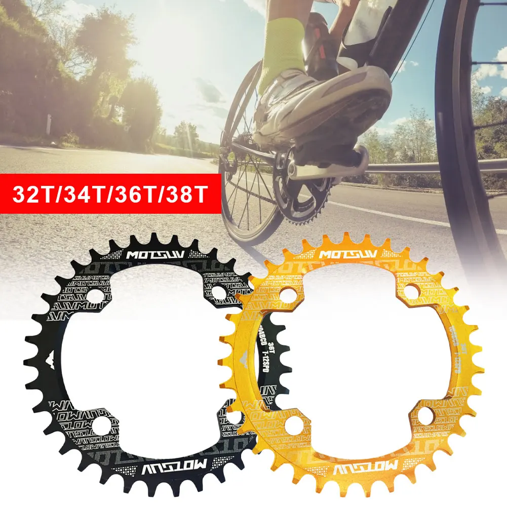 Mountain Bike Chainwheel Bicycle Chainring MTB Chain Disc 104BCD 32t / 34t 36t 38t Single tray Parts | Спорт и развлечения