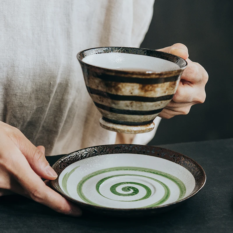 

Modern European Coffee Cup Design Bone China Textured Tea Cup Set Porcelain Handpainted Filizanki Do Kawy Home Drinkware QAB50BD