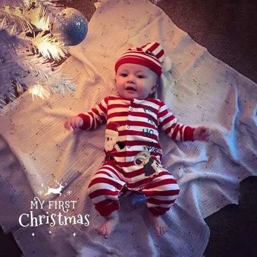 

2022 Winter Baby Clothes Christmas Baby Boy Girl Newborn Long Sleeve Deer Romper Jumpsuit Clothes Outfit Set Baby Girl Clothes