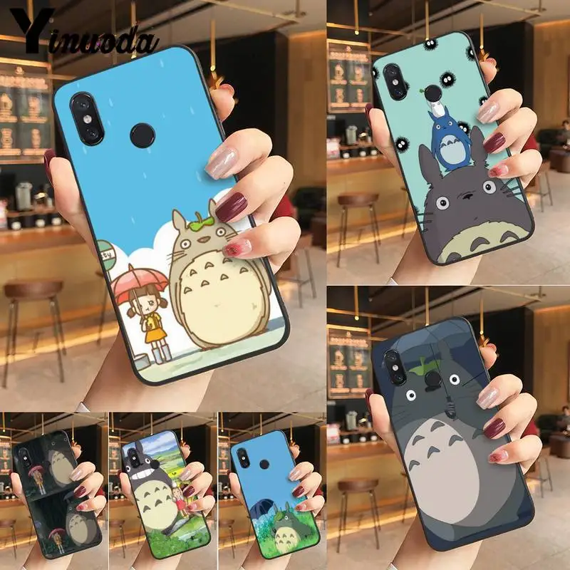 

Japanese Cartoon Ghibli Miyazaki Totoro TPU Phone Case Cover For Redmi K20 Note 5 7 7a 6 8 Pro note 8T 9 Xiaomi Mi 8 9 SE