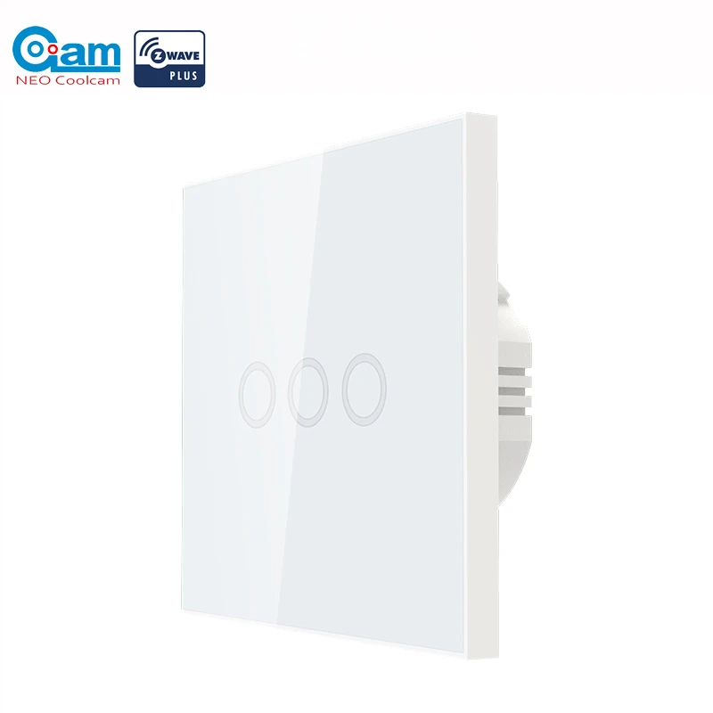 Настенный светильник NEO COOLCAM 3CH Zwave Plus с сенсорным управлением выключатель 3 Gang