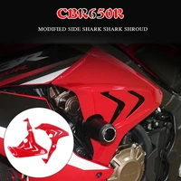 for honda cbr650r cbr 650r 2019 2020 2021 motorcycle shark shell shroud surrounds side fairing panel frame guard protector cover