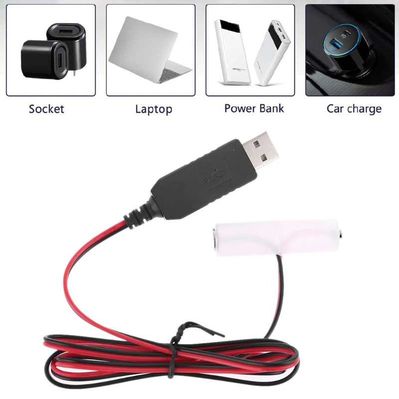 LR6 AA батарея Eliminator USB или Тип C источник питания может заменить 1 4 шт АА батареи для