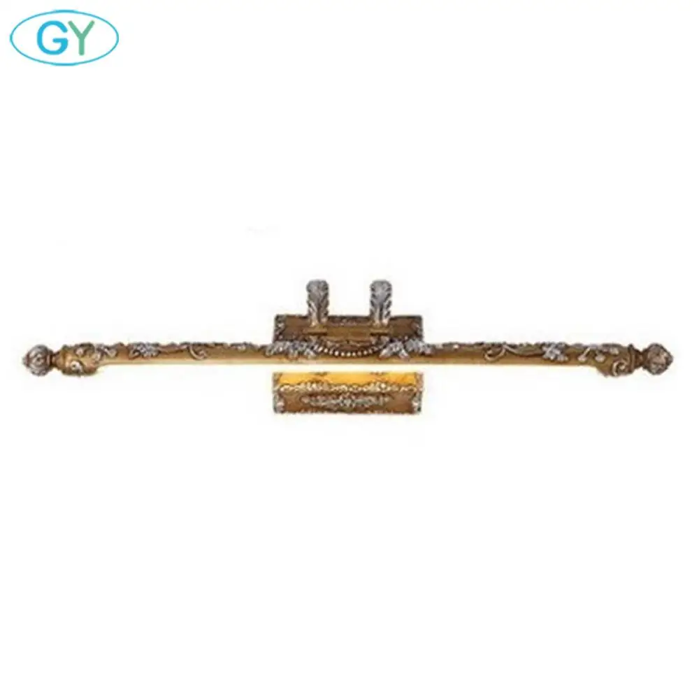 7W 9W LED vanity lights L54cm L68cm Europe Vintage Gold Resin mirror bathroom dressing room wall Vanity lighting | Лампы и освещение
