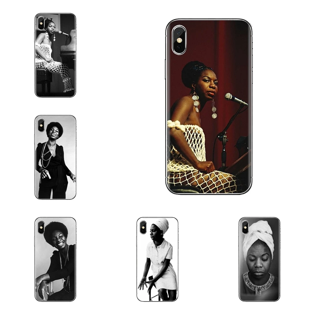 Мобильный телефон Обложка для Huawei G7 G8 P7 P8 P9 P10 P20 P30 Lite Mini Pro P Smart Plus 2017 2018 2019 Nina Simone Jazz