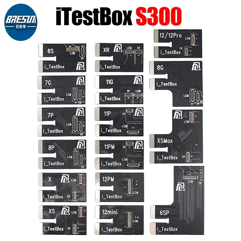 

DL S300 Tester Box Flex Cable Screen Test Box LCD Tester For iPhone iPhone 6-13Mini Display 3D Touch Testing Tools Testing Cable
