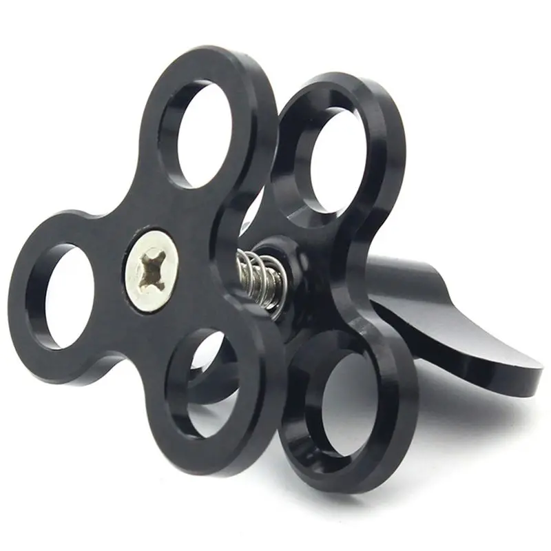 Aluminum alloy Ball Joint Arms 3 Section Clamp mount Fill Light Lamp Holder For Diving Underwater Photography Accesso | Электроника