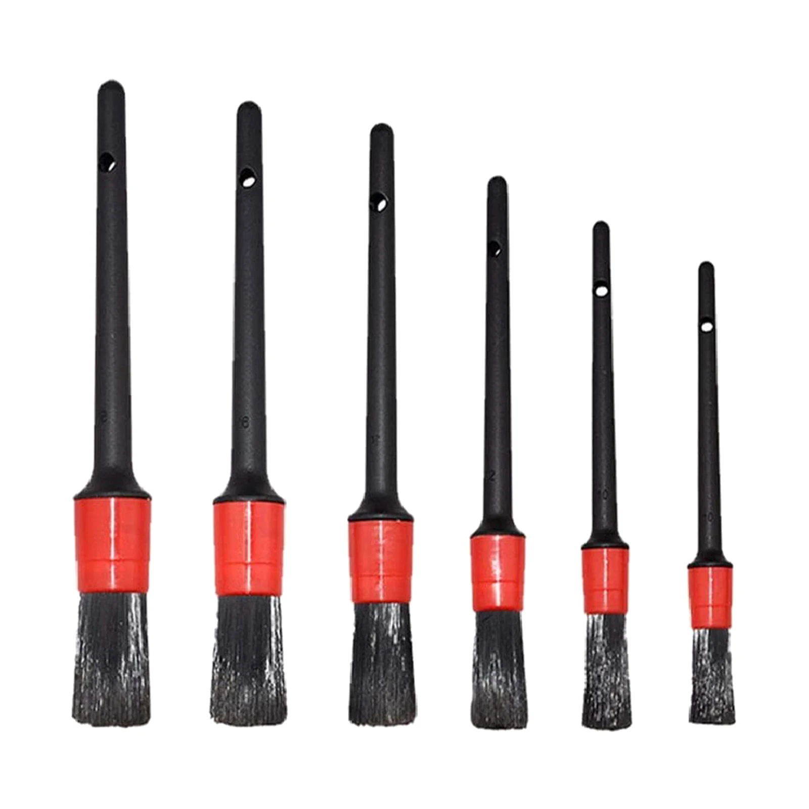 

6 Pcs Car Detailing Brush Set For Cleaning Wheels Engine Air Vents