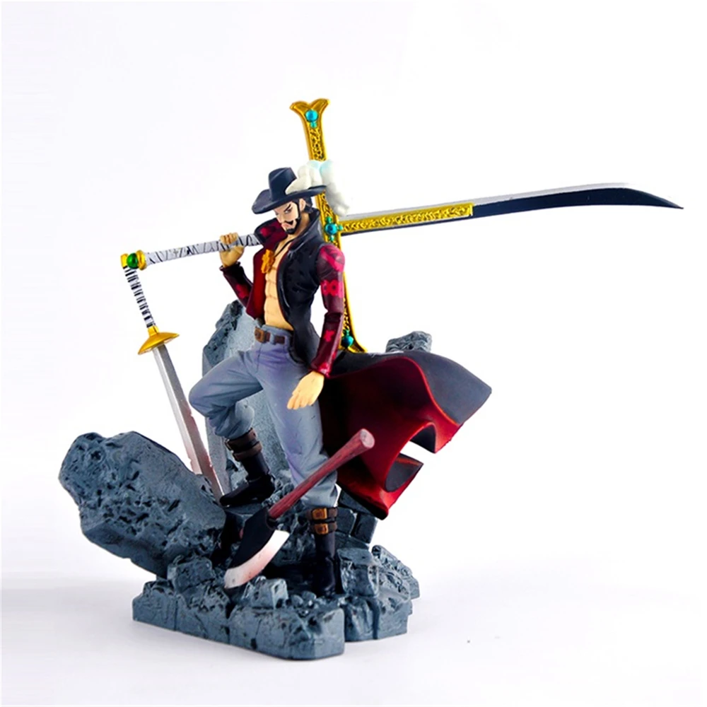 Аниме одна деталь Dracule Mihawk Hawkeye самый большой в мире swordsman Супер Модель Коллекция