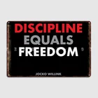 Персональный плакат соответствует свободе, Jocko Willink, металлическая табличка, фотография, жестяной плакат