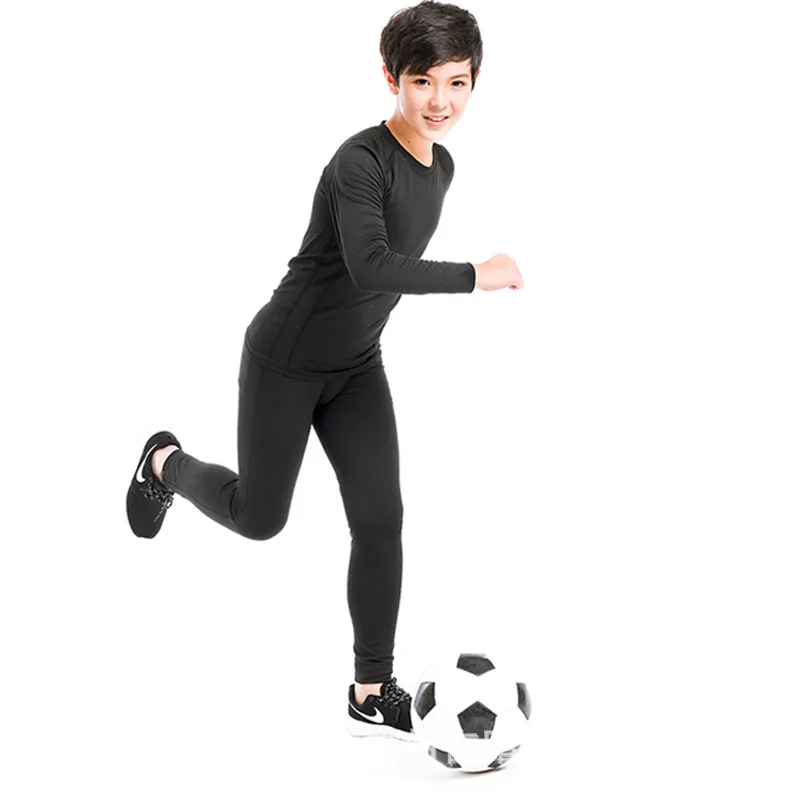 Детская одежда спортивный костюм для бега компрессионный комплект детей йоги