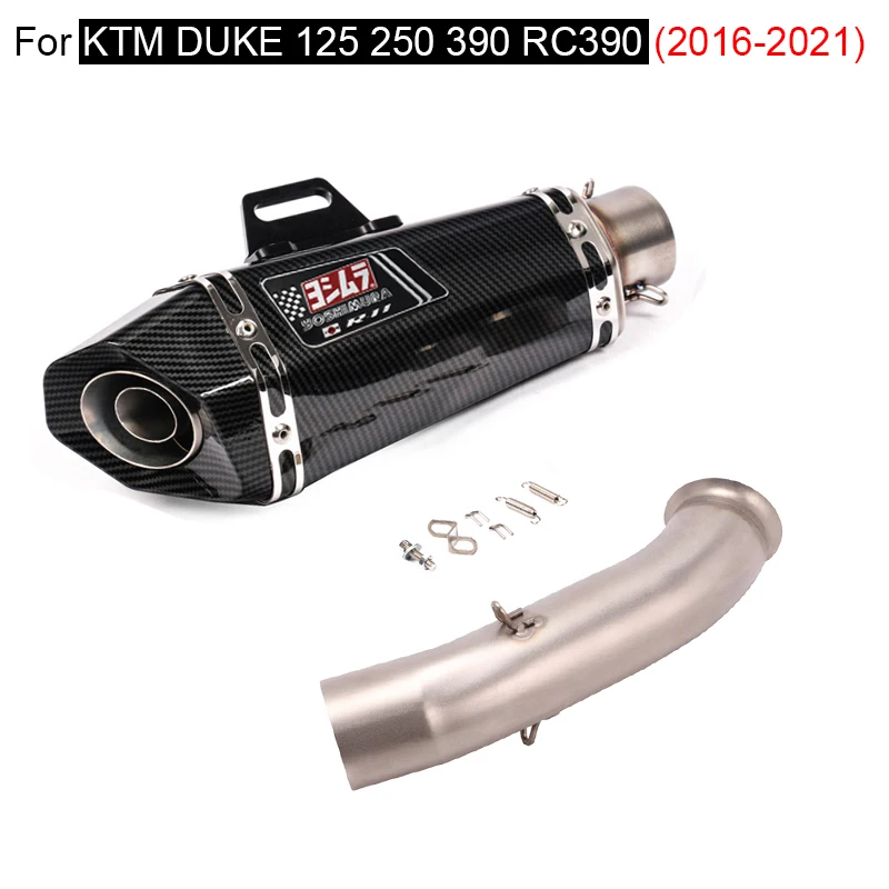 Система выхлопных газов для мотоцикла KTM RC390 DUKE 390 125 250 2016 2017 2018 2019 2020 2021 на