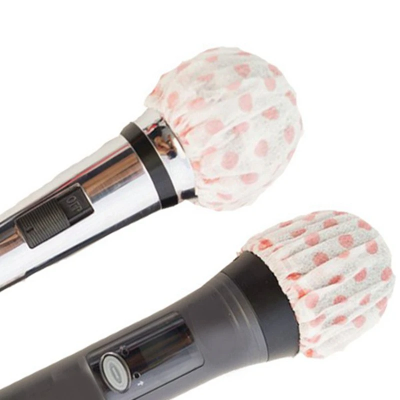 

400 PCS Microphone Cover Odor Removal Disposable Dust-Proof Microphone Hygiene Cover