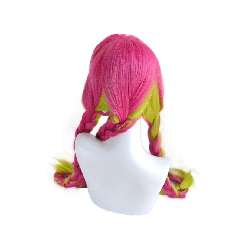 Аниме Comic Demon Slayer Kimetsu no Yaiba косплей парик Kanroji Mitsuri Косплей парики прямые
