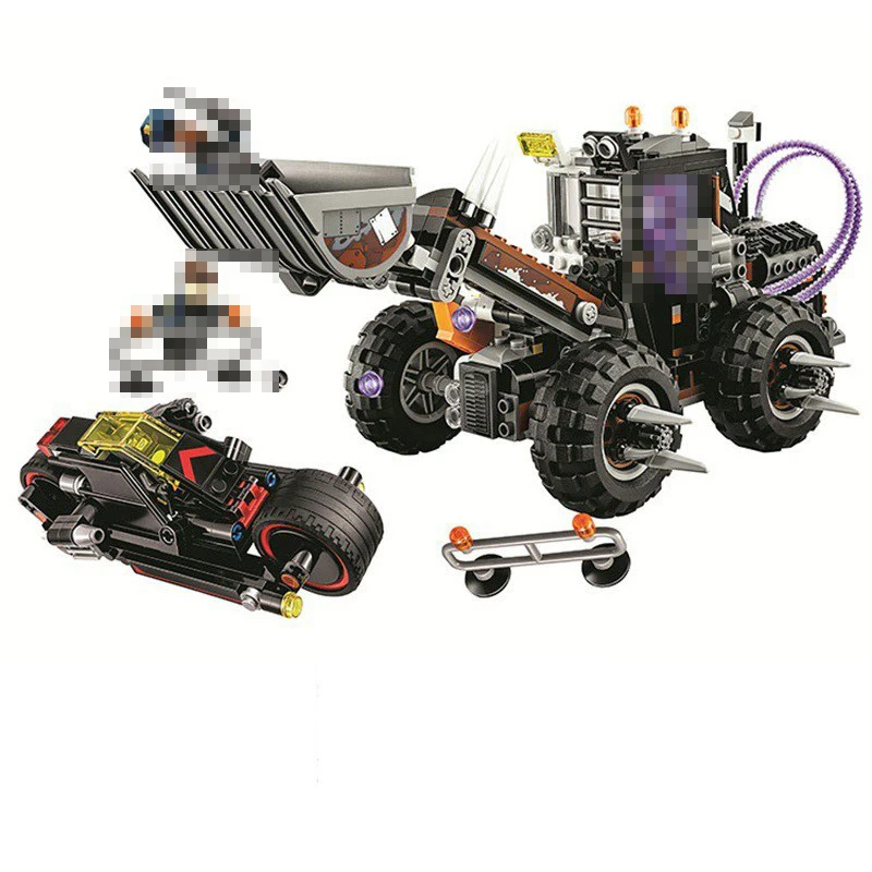 10738 588 шт. Супер Герои два лица двойной снос строительные блоки Модель Кирпичи