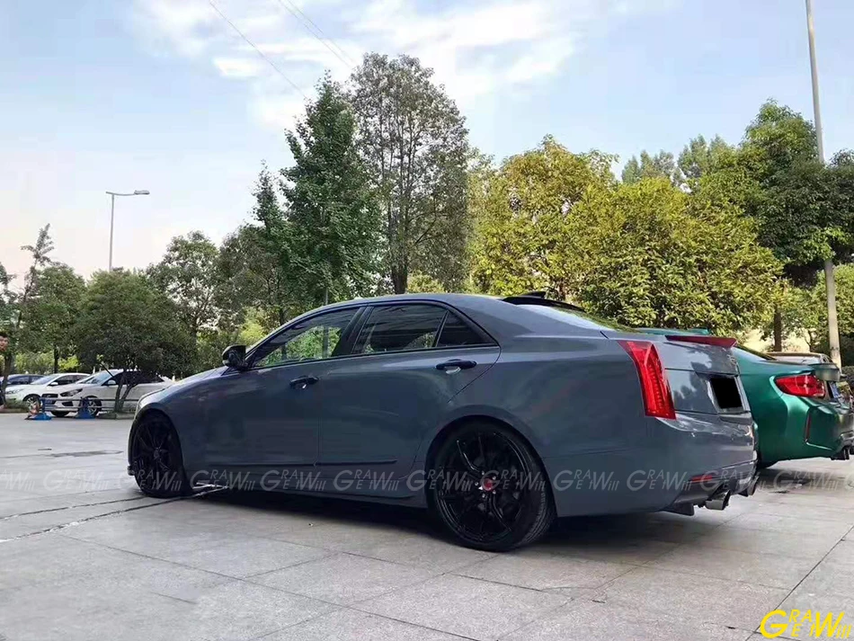 Высококачественная Глянцевая темно-цементная серая виниловая пленка с