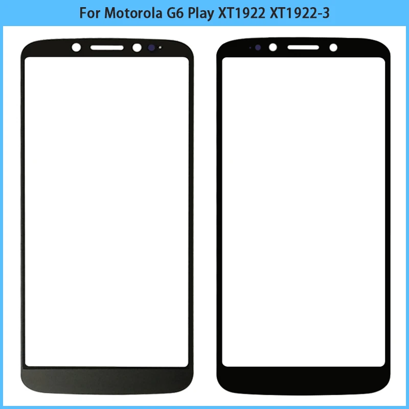 

10Pcs 5.7" For Motorola G6 Play XT1922 XT1922-3 XT1922-4 Touch Screen Outer Glass Lens G6Play LCD Front Glass Panel Replace
