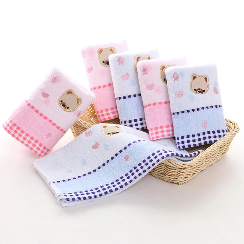 1 шт. детское Хлопковое полотенце с рисунком медведя |