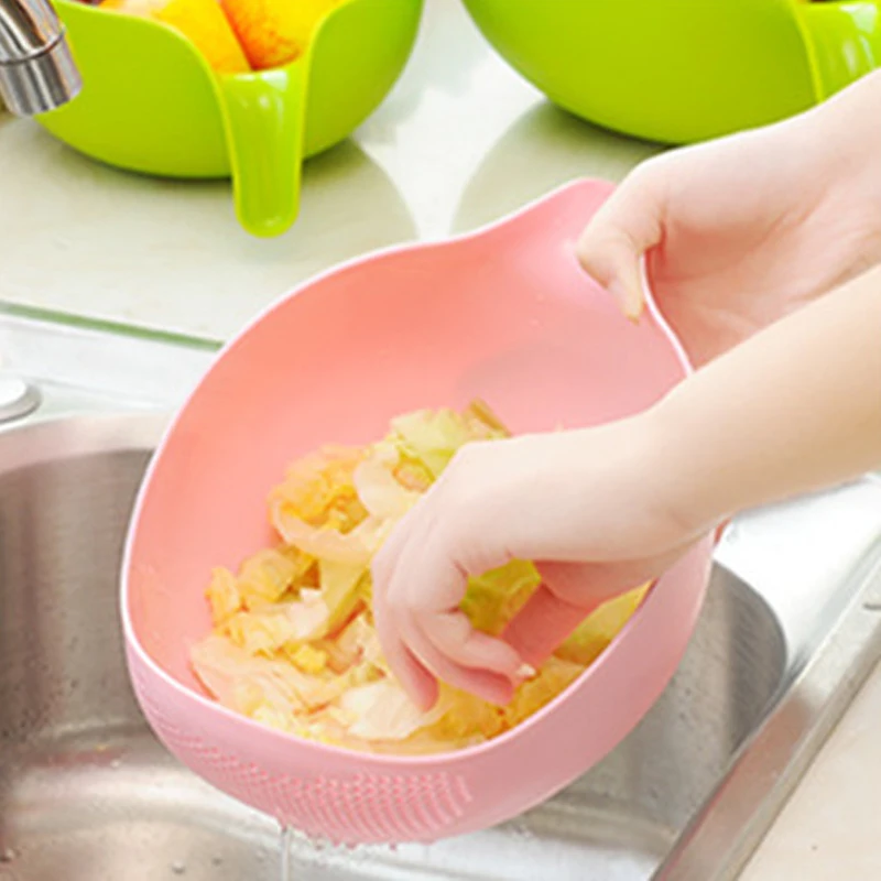 3 цвета кухонный водяной дуршлаг для приготовления пищи пластиковый слив риса