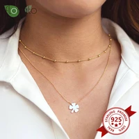 vintage necklace 925 sterling silver zircon delicate round neck adjustable collar women necklace high quality jewelry gift