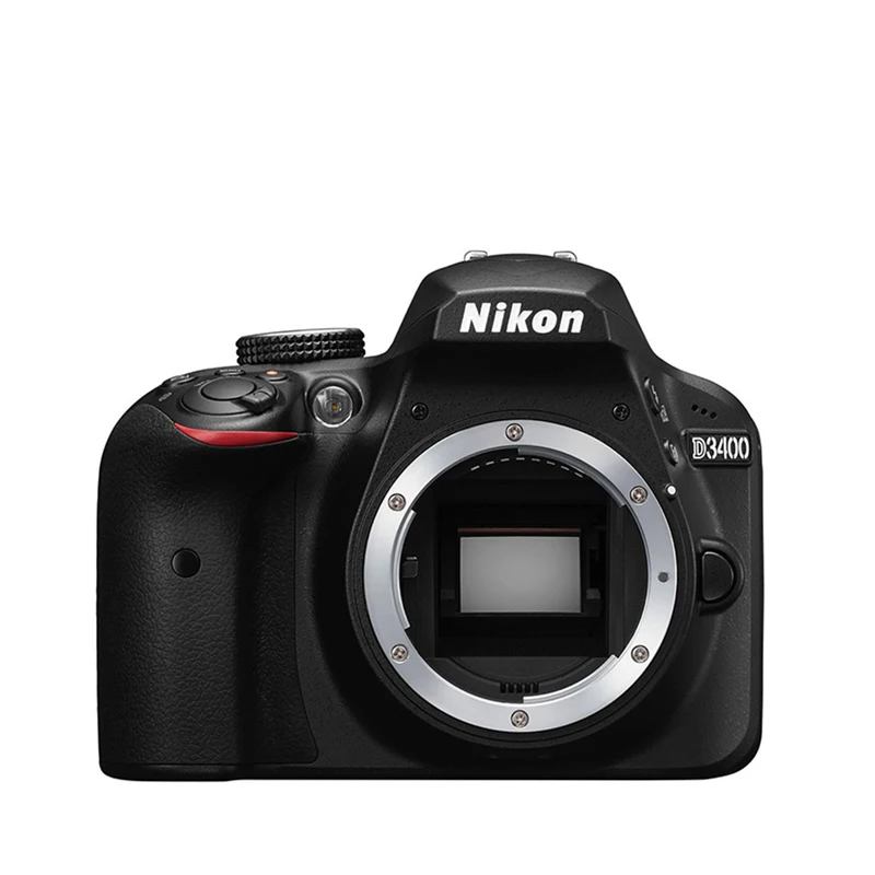 

USED Nikon D3400 DSLR camera Bluetooth Connectivity 24.2mp dx format CMOS 4.1. Wi-Fi functionality