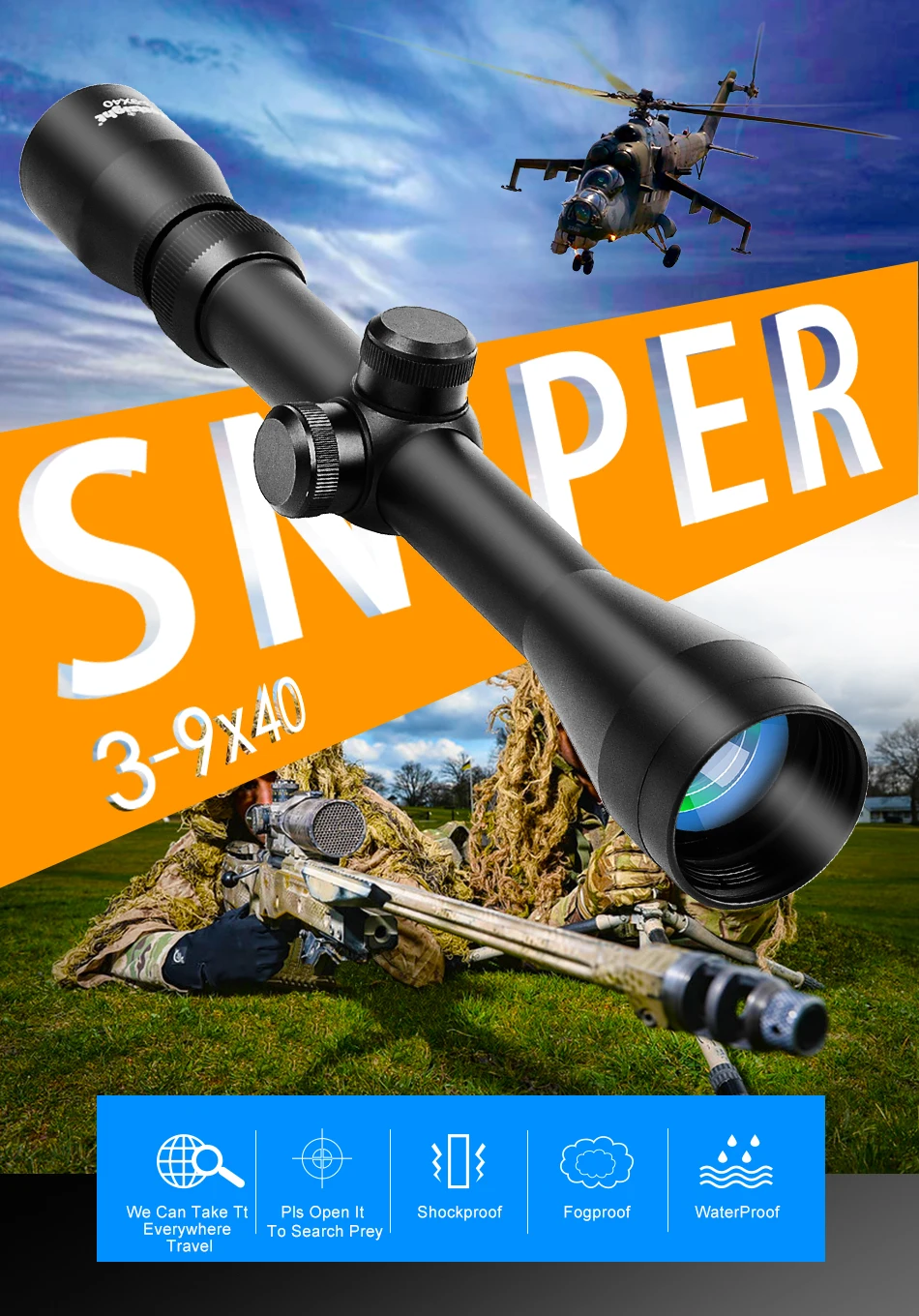 B BESTSIGHT 3-9X40 6-24X50 Riflescopes охотничий прицел с зеленым красным подсветкой страйкбольная оптика Riflescope охотничий прицел