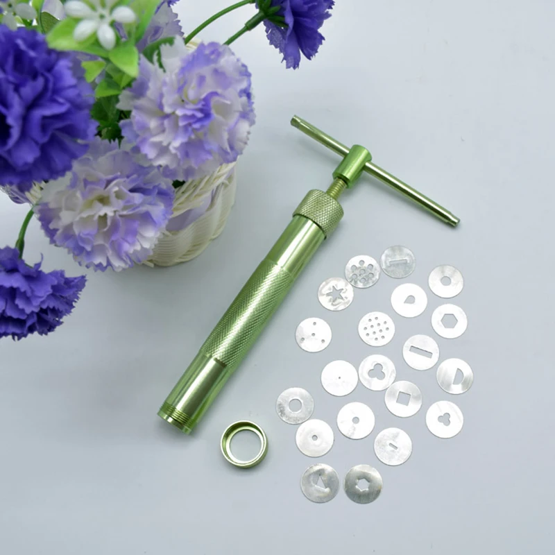 DIY Craft Pottery Clay Extruder Fondant Cake Slime Pastry Gun Modeling Tool |