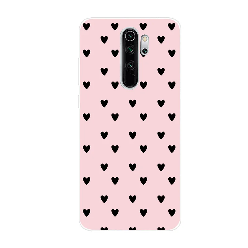 Милый силиконовый чехол для Xiaomi Redmi Note 8 9 9S Pro 7 4 5A 6A тонкая задняя крышка с