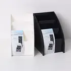 Пластиковые настольные ТВ-органайзеры с пультом дистанционного управления, держатель, подставка, моющиеся коробки для хранения для дома и офиса, чехлы для хранения мусора для макияжа