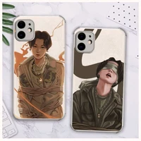 agust d suga phone case lambskin leather%c2%a0for iphone 12 11 8 7 6 xr x xs plus mini plus pro max shockproof