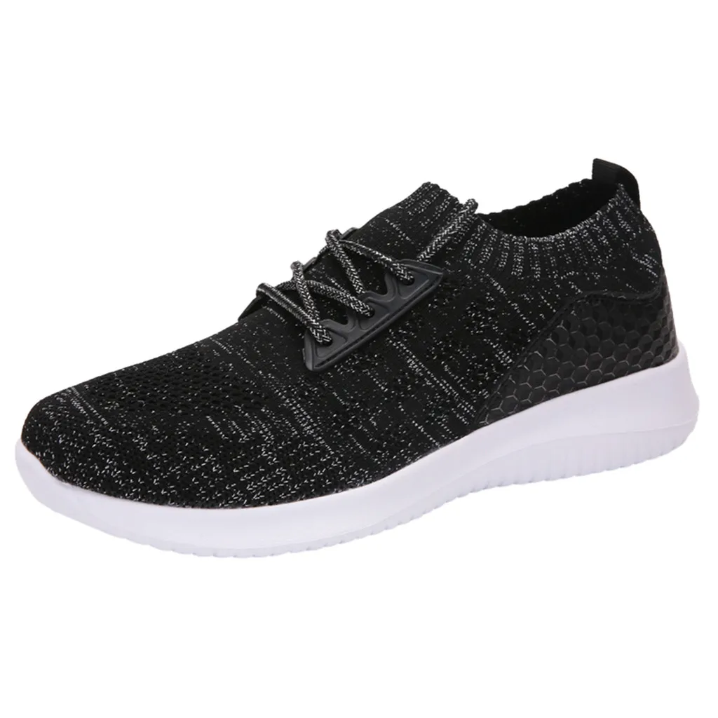 

Sandals Woman Flying Woven Breathable Comfort Tourism Mesh Round Toe Casual White Fashion Sandals Women Summer Shoes