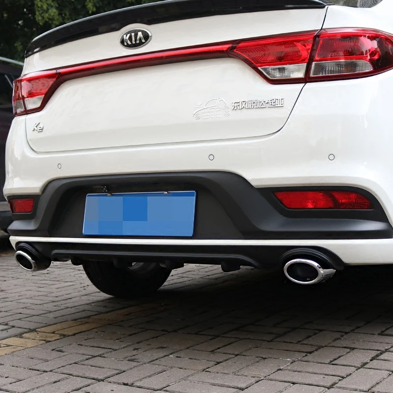 Защитный диффузор для заднего бампера KIA RIO K2 2017 2018 комплект кузова бампер задняя