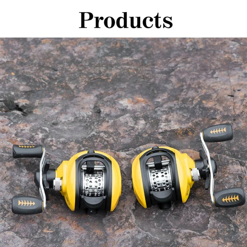 

Baitcasting Reel 18 Ball Bearings Right/Left Hand Bait Casting Fishing Gear Water Drop Wheel Fishing Reel Lure Reel