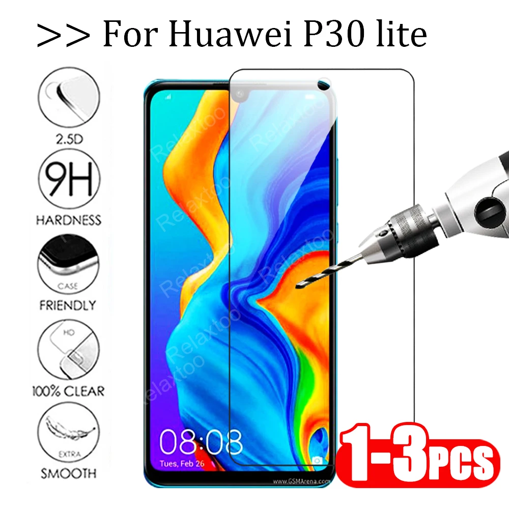 1 3 шт. закаленное стекло для Huawei P30 Lite защита экрана P Smart 2019 Z Pro Защитная стеклянная