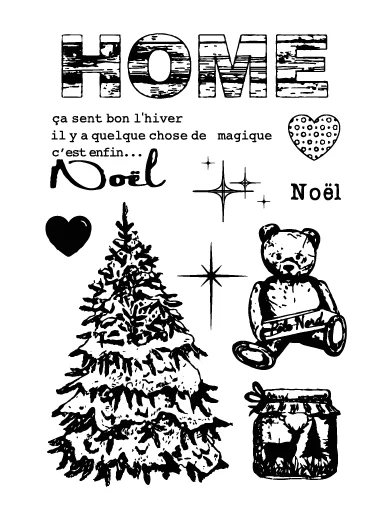 Немецкие прозрачные штампы для скрапбукинга сделай сам/изготовления