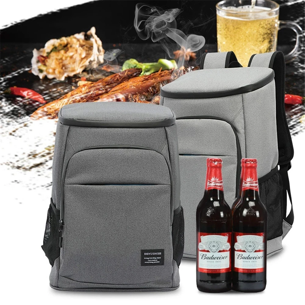 Дорожная сумка кулер 30 л Термоизолированный рюкзак для пивных напитков еды