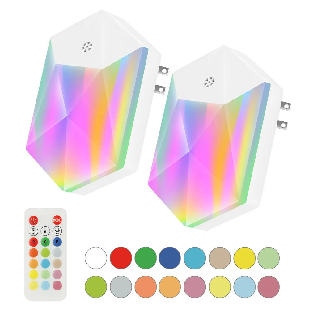 Волшебный светодиодный Светильник ночник 100 240 В RGB 16 цветов Яркий Диммируемый