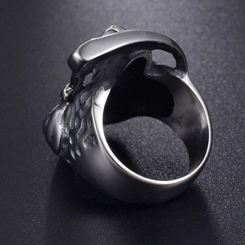 Мужские Винтажные кольца в стиле панк с изображением серпа смерти | Украшения и
