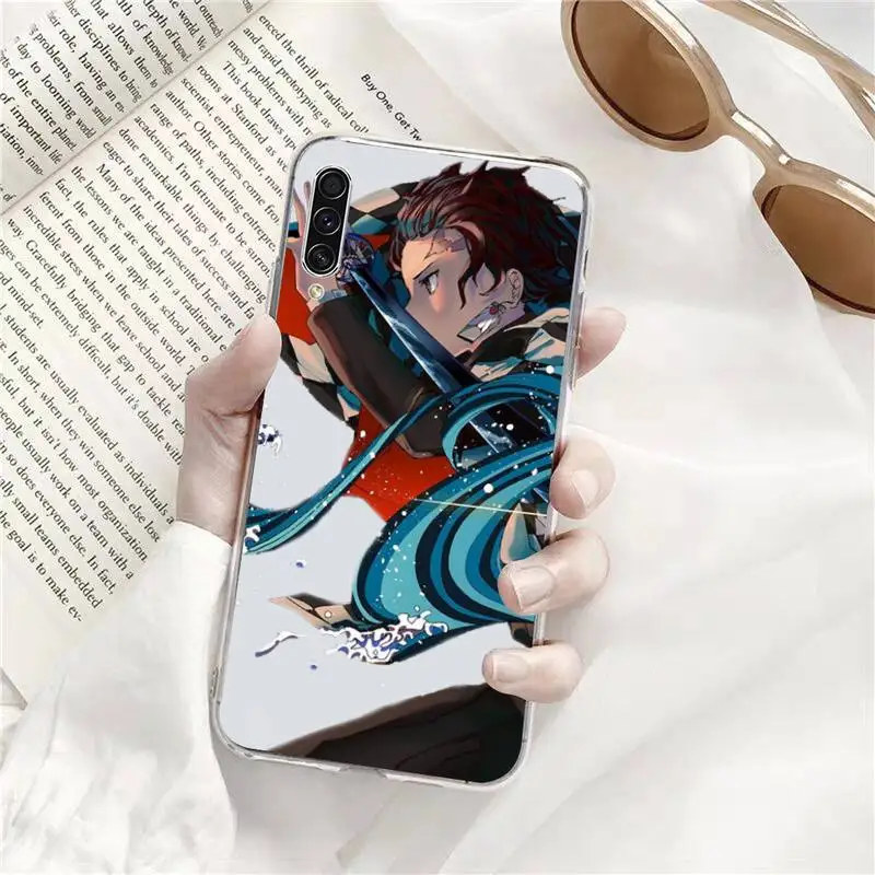 

Demon Slayer Phone Case Transparent for Samsung s9 s10 s20 Huawei honor P20 P30 P40 xiaomi note mi 8 9 pro lite plus