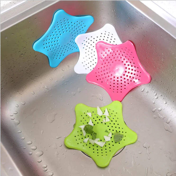 

1Pc Colorful Silicone Kitchen Sink Filter Sewer Drain Shower Drain Hair Colanders Strainer Filter Bathroom Floor Drain