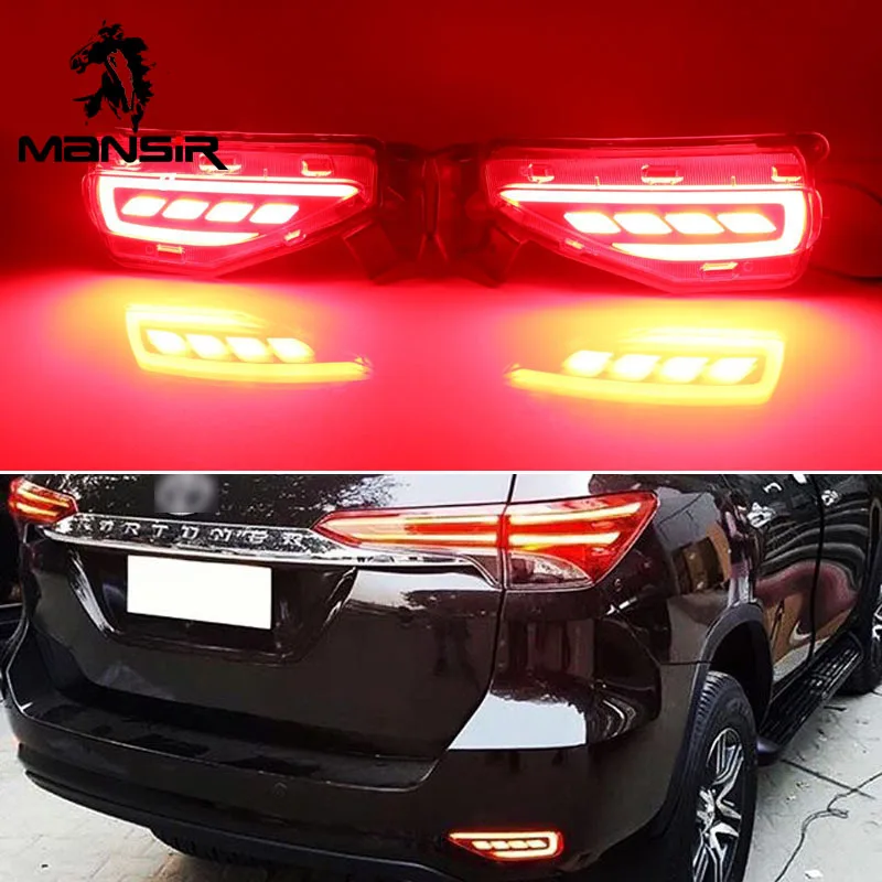 Автомобильный светодиодный фонарь для заднего бампера отражатель задний s Toyota