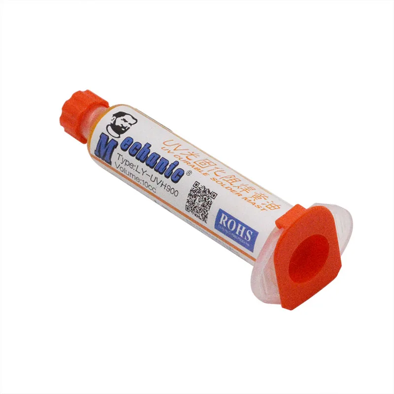 

1Pc Yellow UV Curable Solder Mask 10CC For PCB BGA Circuit Board Protect Soldering Paste Flux Cream Welding Fluxes Oil