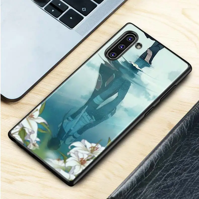 Черный силиконовый чехол аниме Наруто для samsung Galaxy Note 10Plus 10 Pro 9 8 S10 S9 S8 Plus S7 S6 Чехол Для Телефона